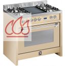 Piano de cuisson avec 1 four + table de cuisson personnalisable EC-STE122