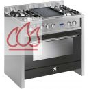 Piano de cuisson avec 1 four + table de cuisson personnalisable EC-STE124