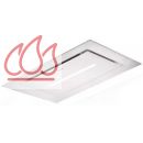 Hotte de plafond blanche avec éclairage LEDs de 90cm de largeur EC-AIR422