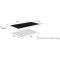 Plaque de cuisson induction panoramique 80cm argent 3 foyers encastrable