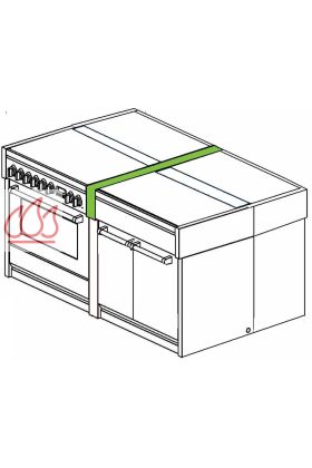 Jonction supérieure de côté Genesi pour solution îlot 120cm