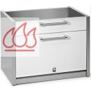 Meuble 2 tiroirs pour accueillir 1 table de cuisson ou 1 barbecue - 90cm EC-STE1624