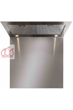 Crédence en inox pour hottes Ascot H75*L70cm