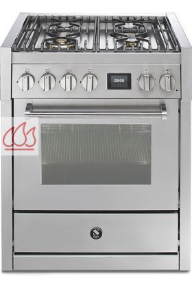 Cuisinière Genesi 70cm avec 1 four électrique multifonctions combi-vapeur et une plaque de cuisson personnalisable