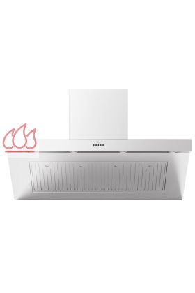 Hotte décorative murale 120cm Professional Plus avec éclairage LED ajustable en hauteur