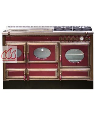 Piano de cuisson, gaz et électrique 100cm Prestige avec 2 fours et une  plaque de cuisson personnalisable ARCHAMBAUD Mon Espace Cuisson