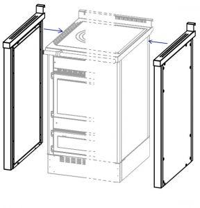 Kit encastrement inox