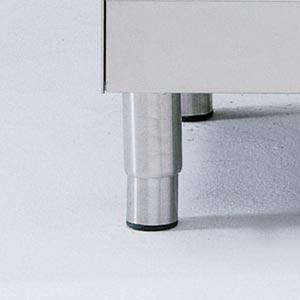 Pieds cylindriques en Inox avec Hauteur réglable de 10 à 16cm A/422/13
